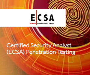Certified Security Analyst (ECSA) Penetration Testing